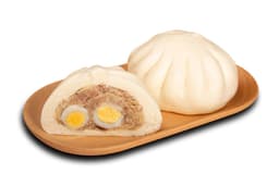 Bánh bao thịt heo trứng cút